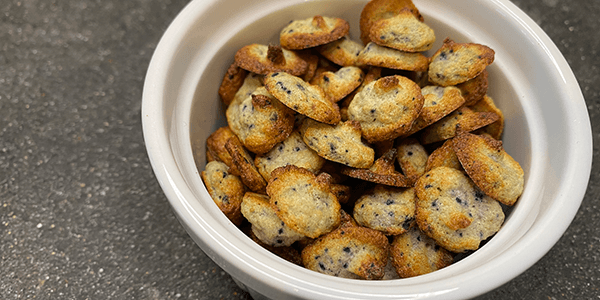 Homemade dog clearance food with blueberries